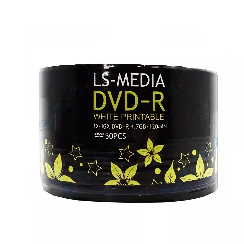 BOBINE DVD-R VIERGE 1X-16X 4.7GB/120MIN IMPRIMABLE